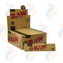 Raw King Size Rolling Papers 50pcs on a white background