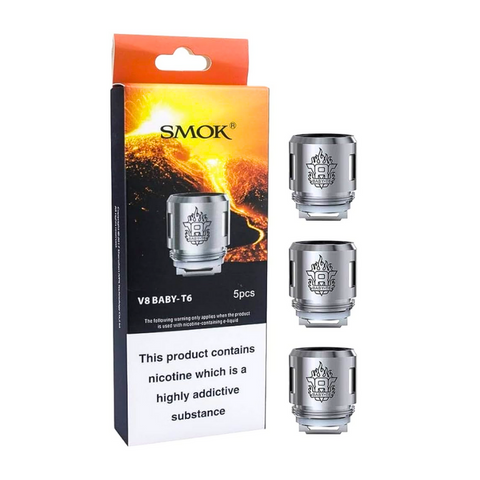Smok V8 Baby T6 Coils - Pack of 5