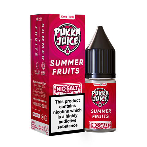 Pukka Nic Salts Summer Fruits - 10ml