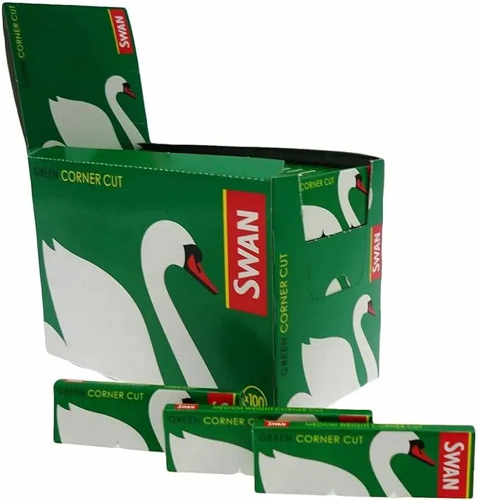 Swan - Green Rolling Papers - 100pcs