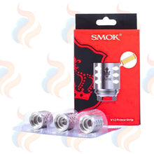 SMOK V12 Prince strip with packaging on a white background