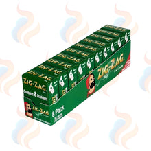 Zig-Zag Rolling Papers Box of 10 (8 Packs Each) – Premium Slow Burning Papers on a white background