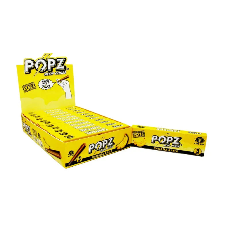 Popz - Hemp Cones - 12pcs Of 36 Cones
