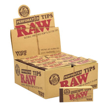 Raw - Perforated Wide Tips - 50pcs