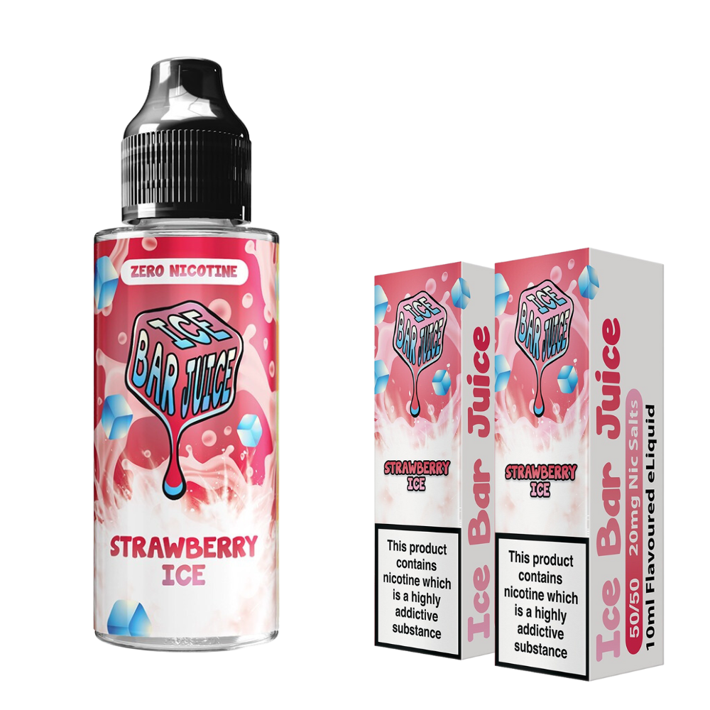 Ice Bar Juice 100ml - Strawberry Ice + Ice Bar Juice Salts