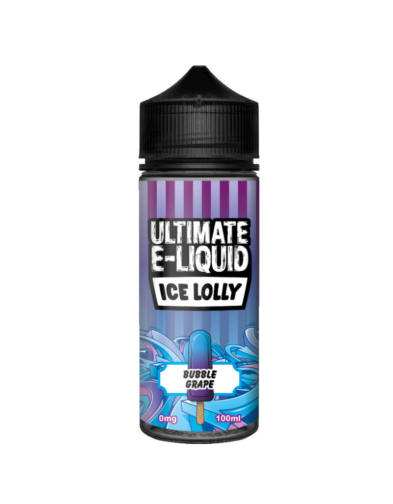 Ultimate E-Liquid - Ice Lolly - Bubble Grape 0mg - 100ml