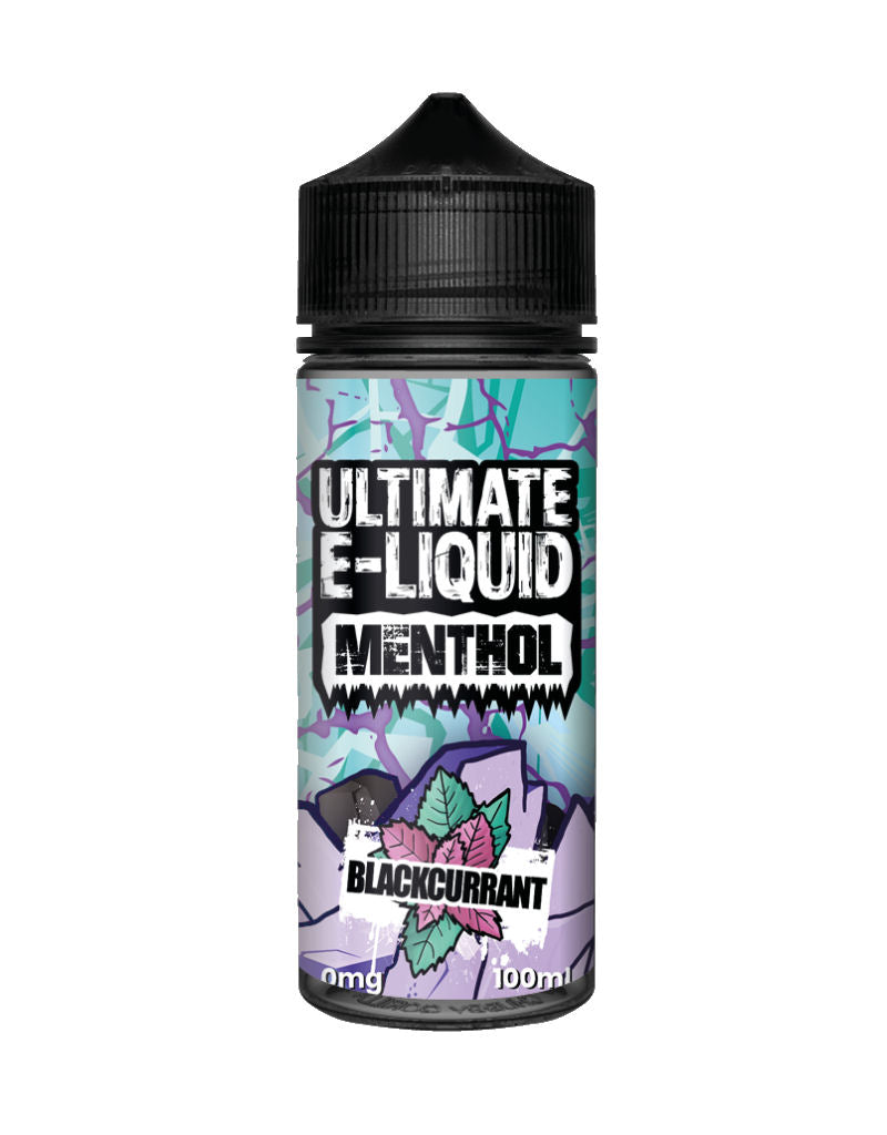 Ultimate E-Liquid - Menthol - Blackcurrant 0mg - 100ml