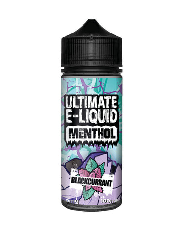 Ultimate E-Liquid - Menthol - Blackcurrant 0mg - 100ml