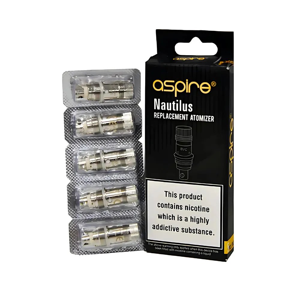 Aspire Nautilus 0.7 & 1.8 ohm Coils - Pack of 5