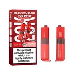 Bloody Bar Pod Twist 20K Refill Pods with Box - Cherry Ice & Strawberry Raspberry Cherry Ice