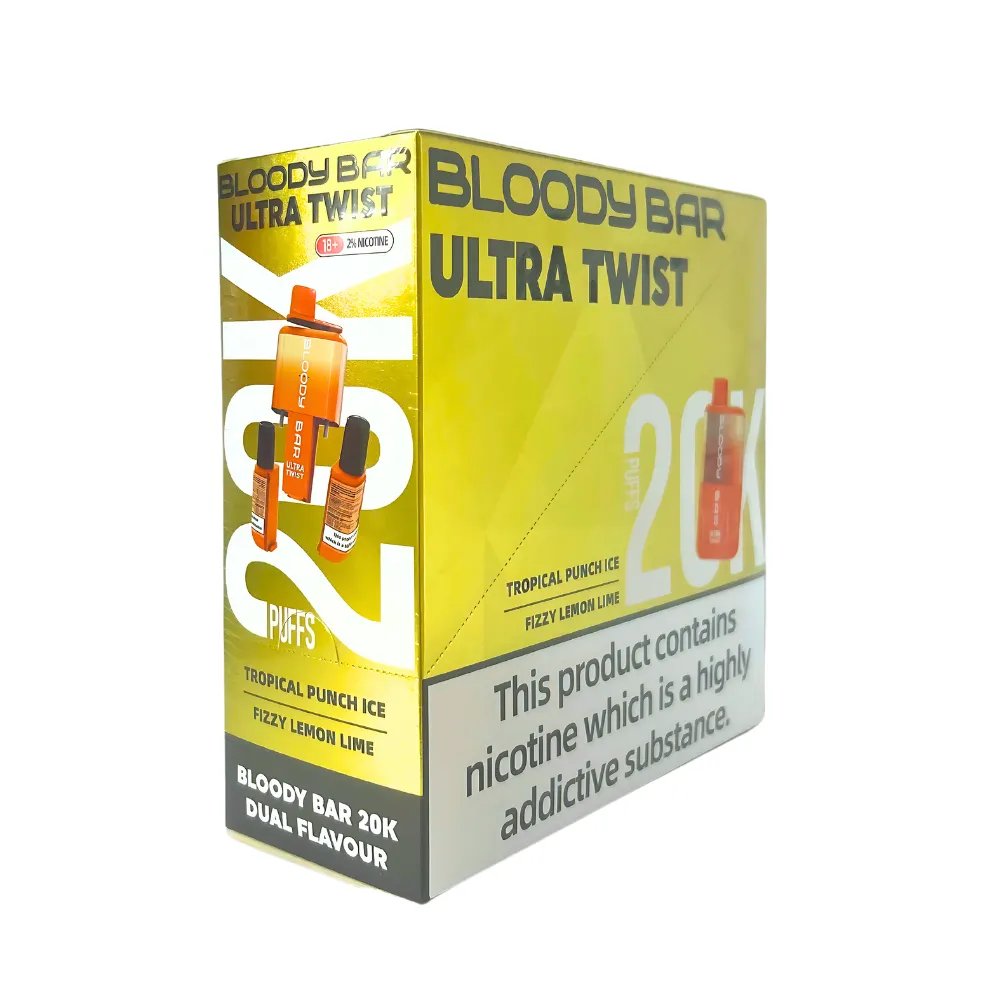 Box of 5 - Bloody Bar Ultra Twist 20k - Disposable Vape