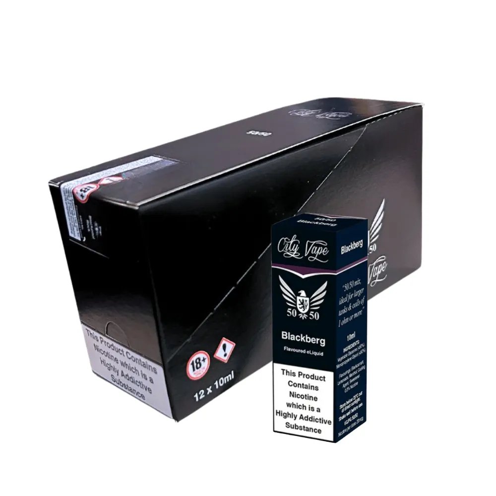 Box Of 12 - City Vape 50/50 - 10ml E-liquid