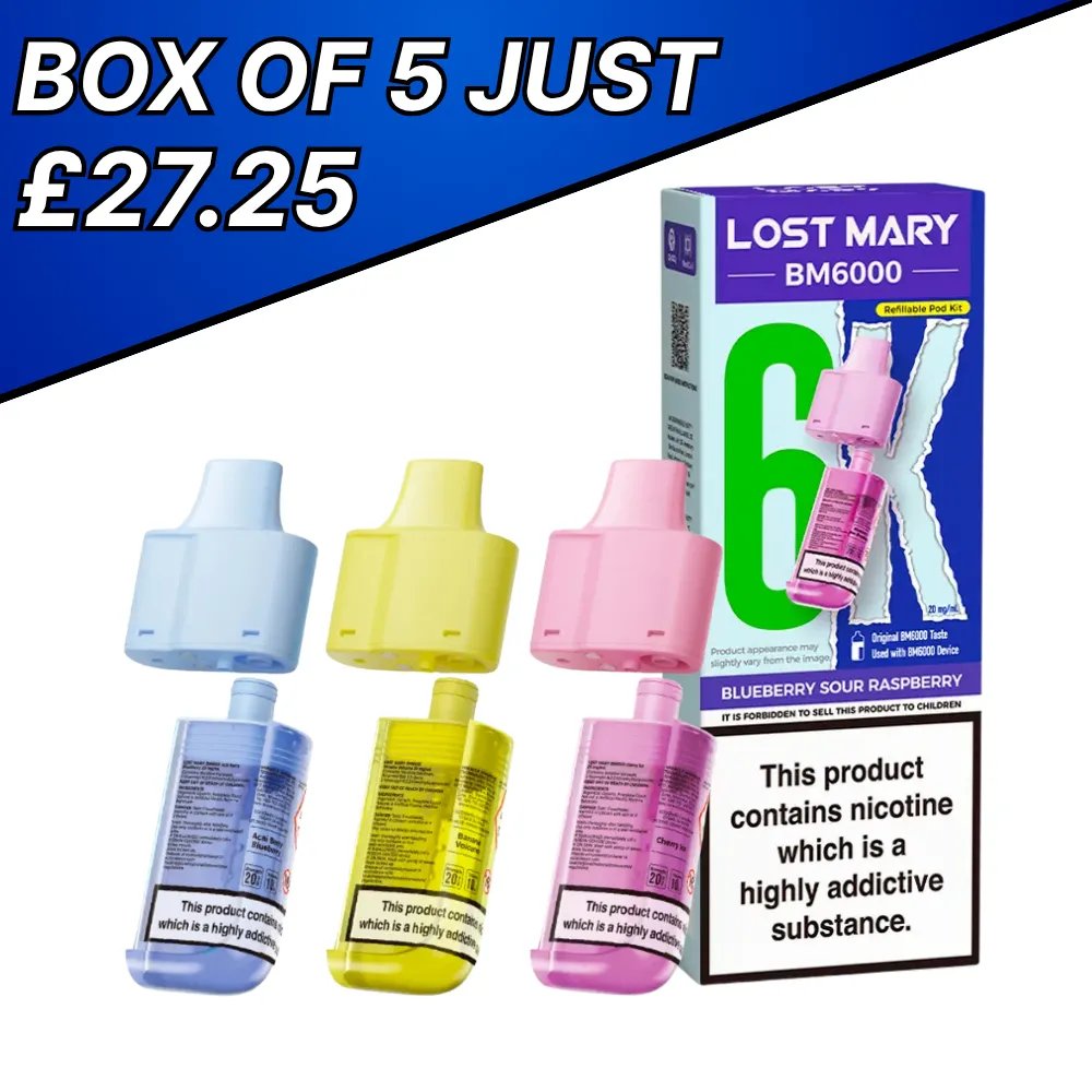 Lost Mary BM6000 - Replacement Prefilled Pods