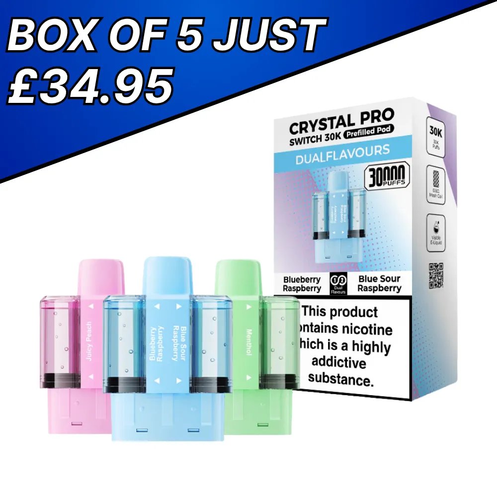 Crystal Pro Switch 30K - Replacement Pods
