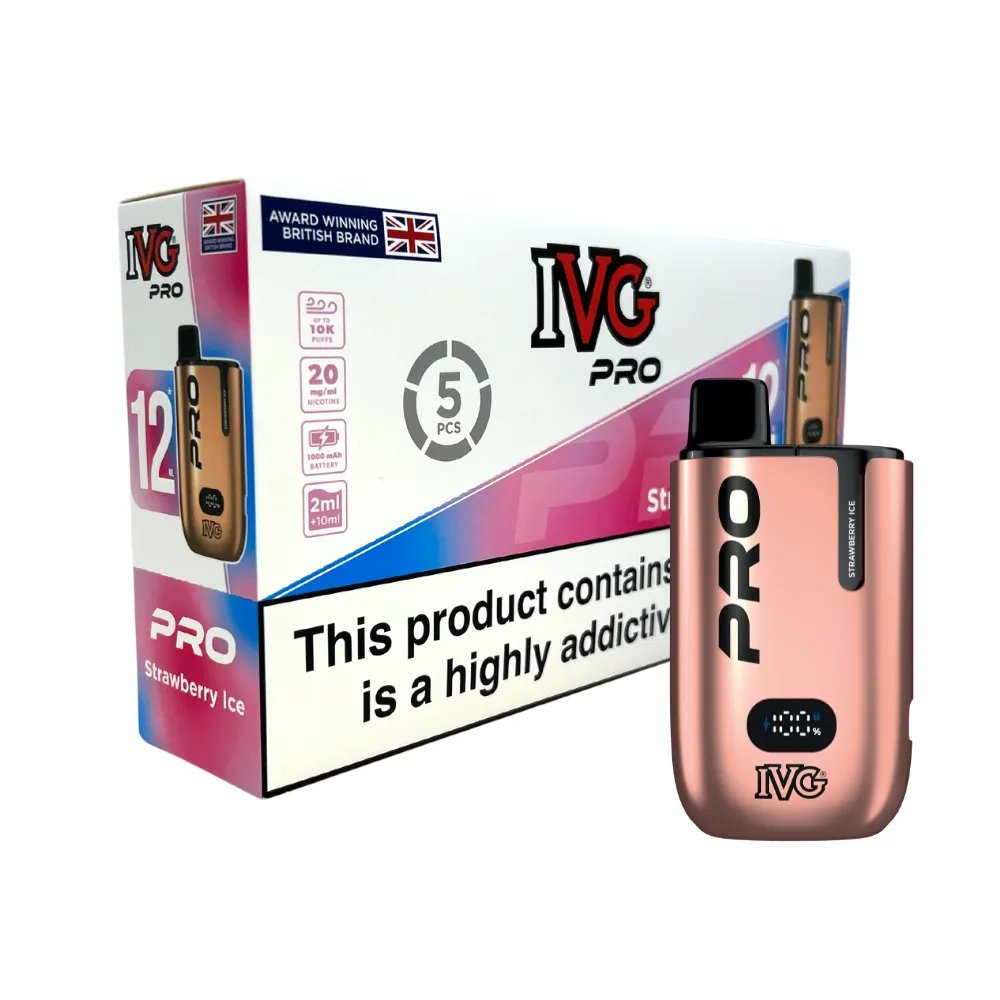 Box Of 5 - IVG Pro - Prefilled Pod Vape Kit
