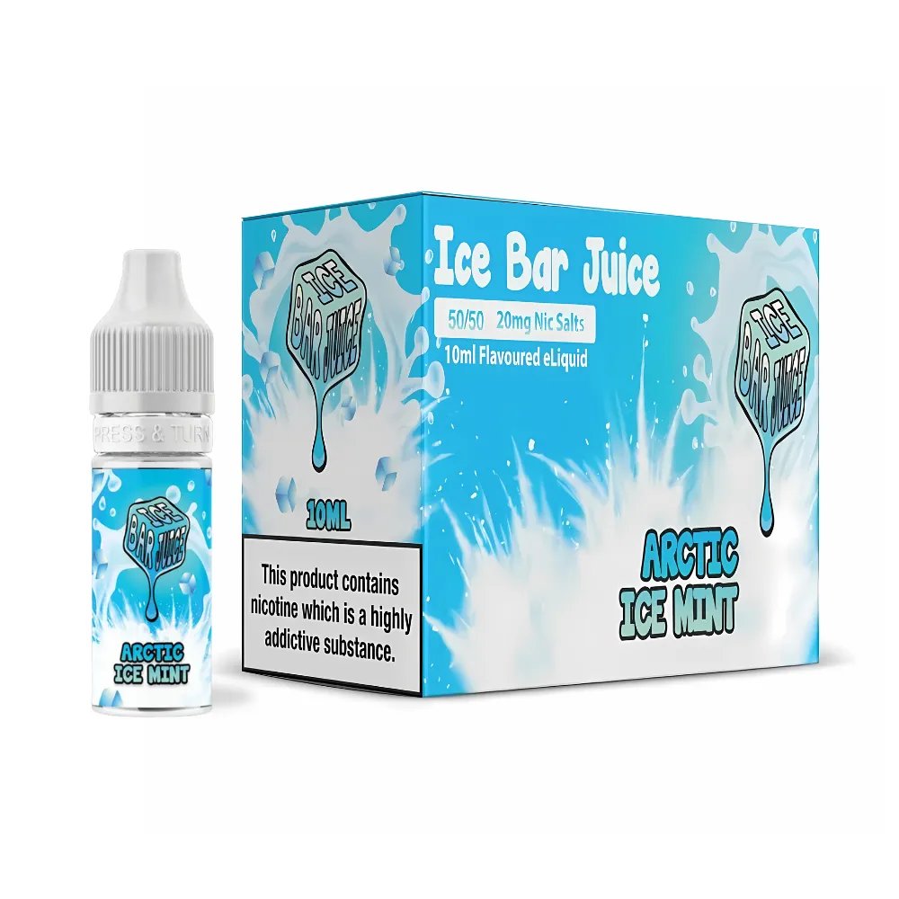 Box Of 10 - Ice Bar Juice - E-liquid 10ml Nic Salts