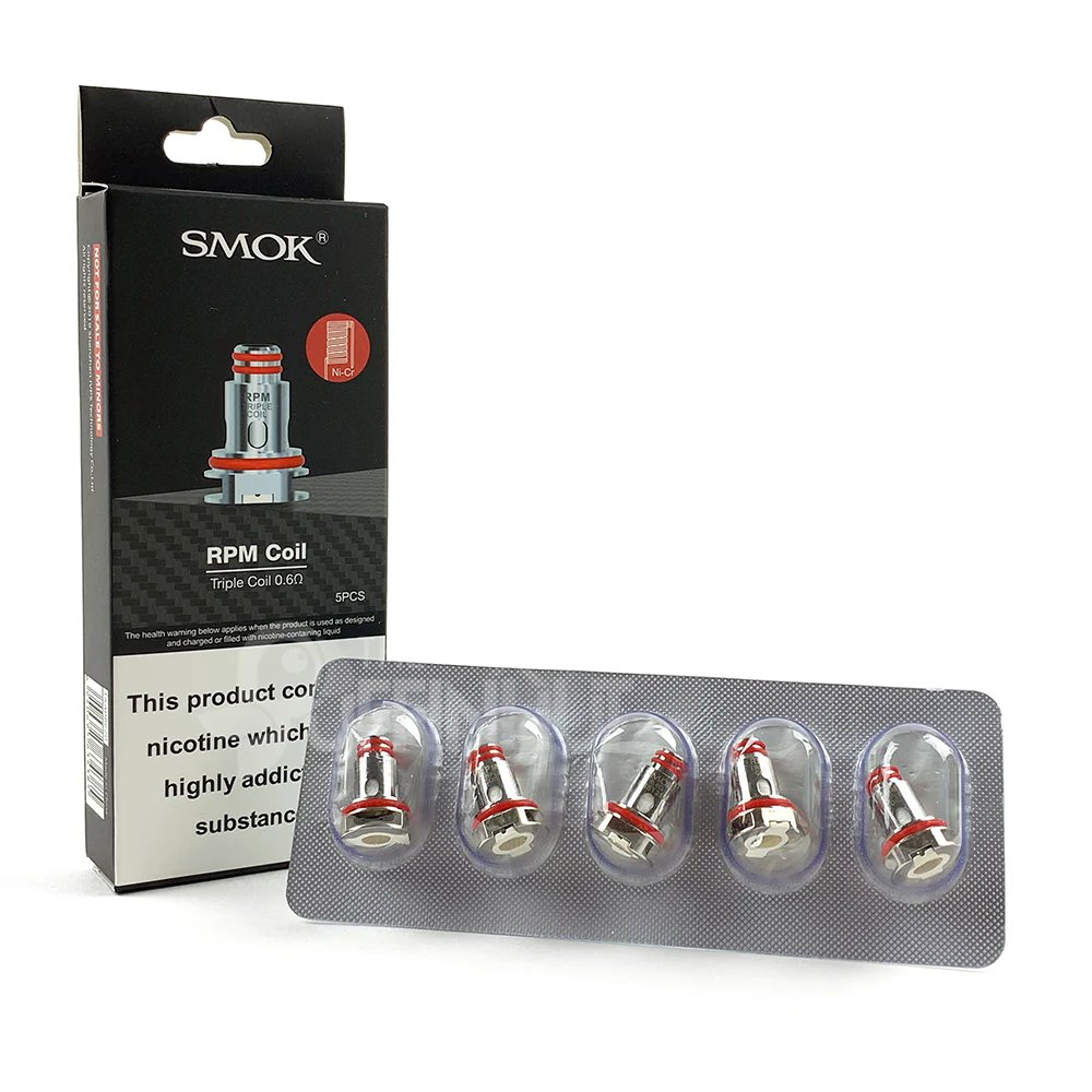Smok RPM 0.6Ohm Triple Coils - Pack of 5