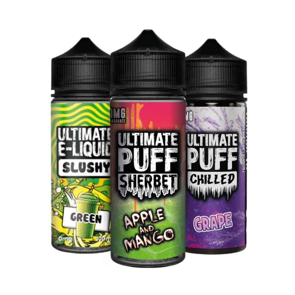Ultimate Puff 100ml Shortfills - PAST BBE - Just 25p Each!